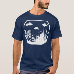 T-shirt Aquarium Poisson amusant Pêche Aquarist Aquarium