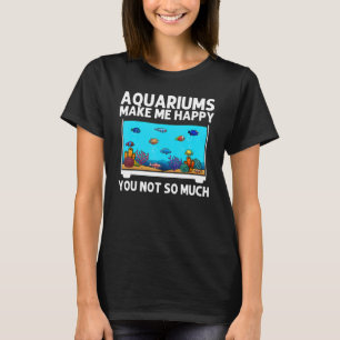 T-shirt Aquarium pour hommes femmes réservoir de poissons