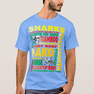 T-shirt Aquarium Requins Hobbyiste Océan Marine Biologie B