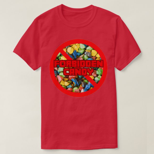 T-shirt aquarium rock bonbon interdit (Design devant)