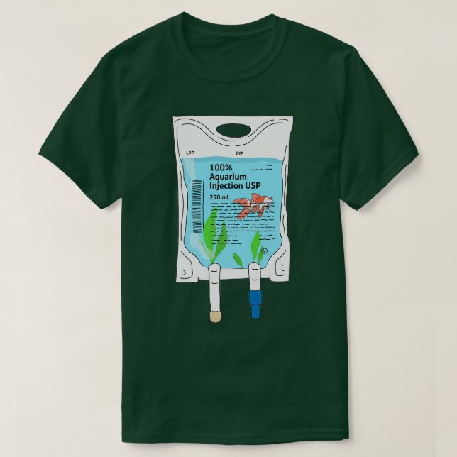 T-shirt Aquarium Saline Bag (Design devant)