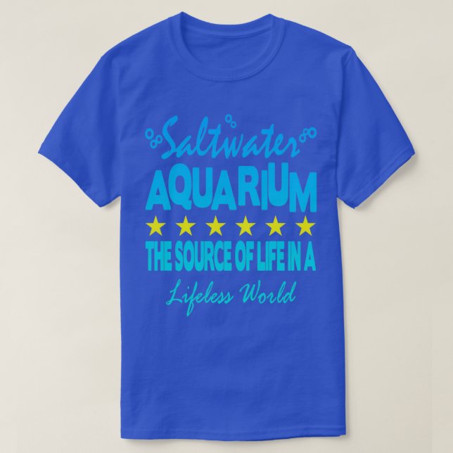 T-shirt Aquarium Saltwater (Design devant)