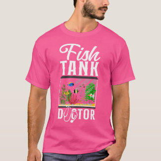 T-shirt Aquarium Saltwater Poisson Docteur en réservoir