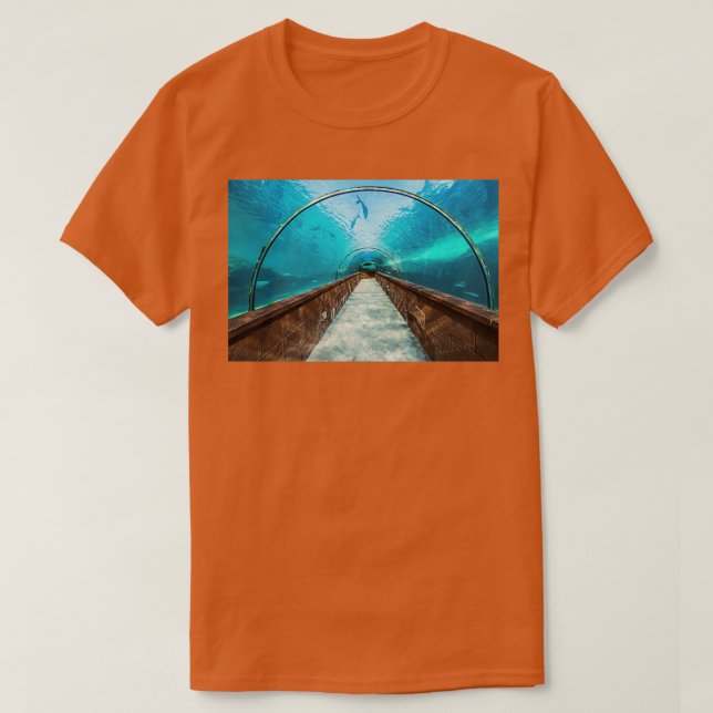 T-shirt Aquarium Tunnel (Design devant)