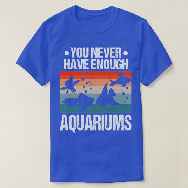 T-shirt Aquarium Vintage Fishkeeper Aquascape Aquarist (Design devant)