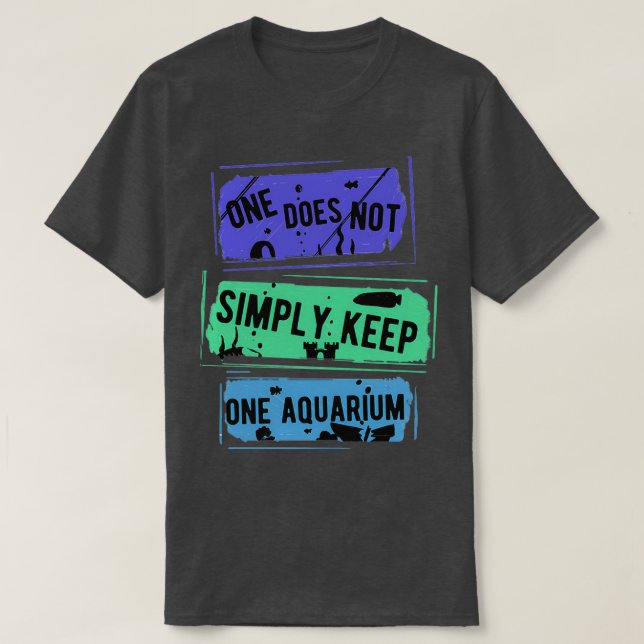 T-shirt Aquariums (Design devant)