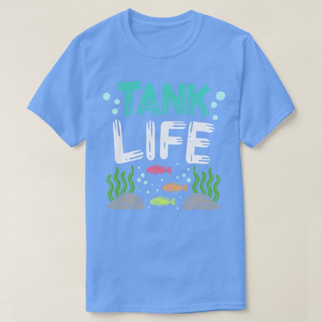 T-shirt Aquariums Fish Tank Aquarist (Design devant)