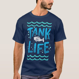 T-shirt Aquariums Poisson Réservoir Aquarist Poisson Gardi