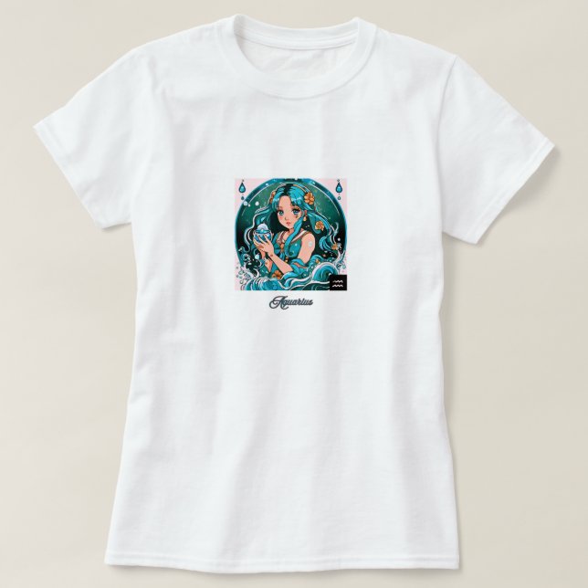 T-shirt Aquarius Girl (Design devant)