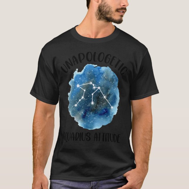 T-shirt Aquarius Zodiac Constellation Femmes A (Devant)