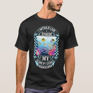 T-shirt Aquascapage Aquarium Pêche 3