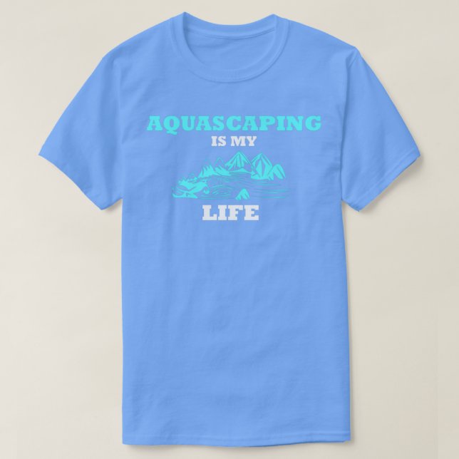 T-shirt Aquascaper Aquascaper Aquarium Aquarium Aqua Don 1 (Design devant)