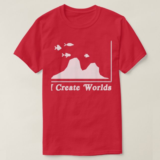 T-shirt Aquascaper Aquascaper Aquarium Fish Keeper I Crea (Design devant)