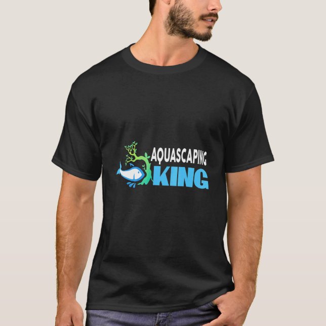 T-shirt Aquascaping Aquariophilie (Devant)