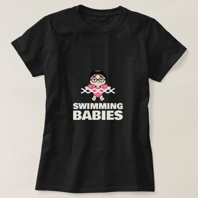 T-shirt Aquatic Center Swimming Lesson Infant Swimming (Design devant)