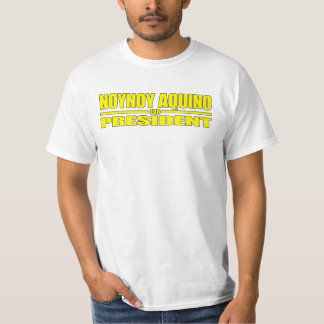 T-shirt aquino noynoy pour la chemise 3 de président