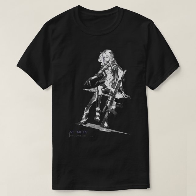 T-shirt AR15 Filles en première ligne (Design devant)