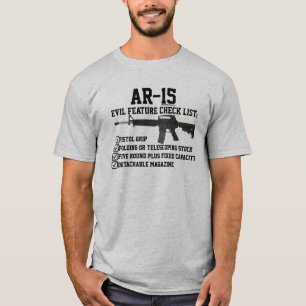 T-shirt AR-15 - Liste de contrôle mauvaise certifiée II