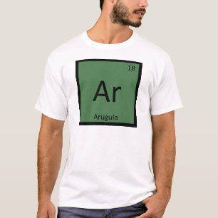 T-shirt Ar - Chimie des légumes de roquette Tableau périod
