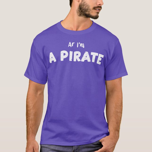 T-shirt Ar Im un scientifique pirate (Devant)