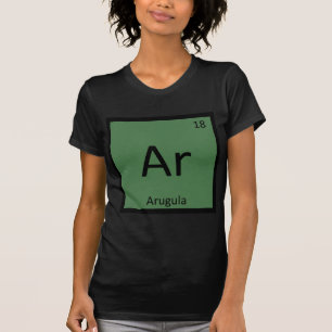 T-shirt Ar - Tableau périodique de la chimie des légumes d