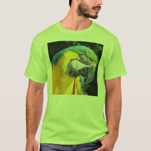 T-shirt Ara de bleu et d'or