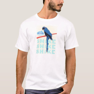 T-shirt Ara de hochet et de petit pain de secousse