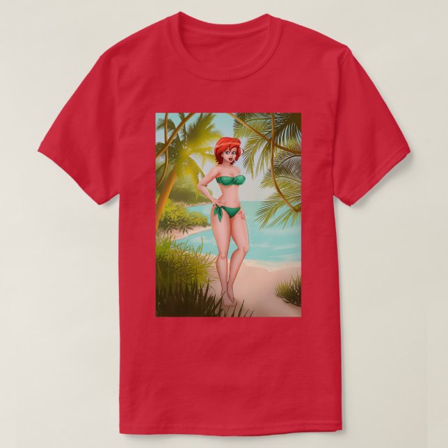T-shirt Arabella Jungle Femme Sourire (Design devant)