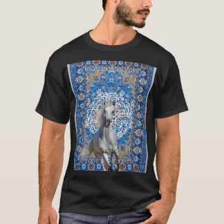 T-shirt Arabian calligraphy horse