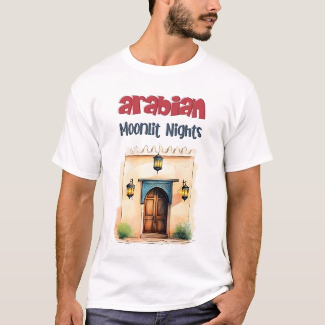 T-shirt Arabian Ramadan Moonlit 1001 Nuits (Devant)