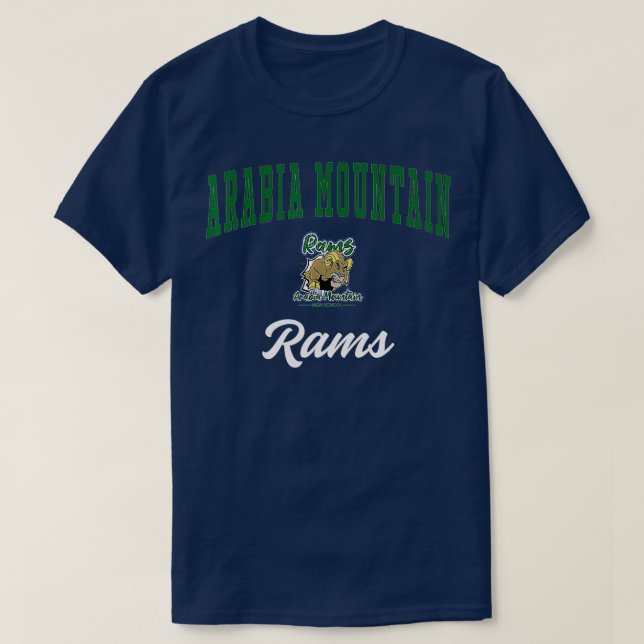 T-shirt Arabie Mountain High School Rams (Design devant)