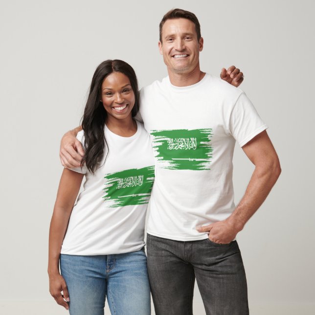 T-shirt Arabie Saoudite Drapeau (Unisexe)