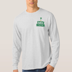 T-shirt Arabie Saoudite Drapeau et blason patriotique