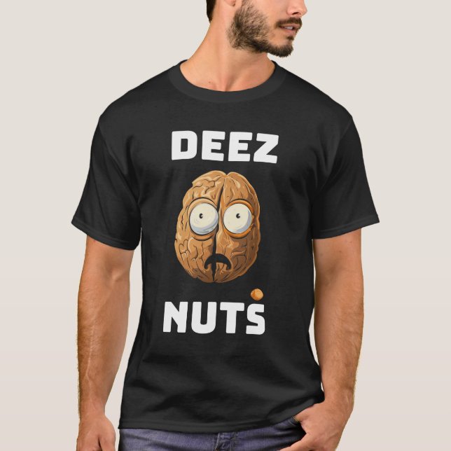 T-shirt Arachide : La DEEZ NUTS (Devant)