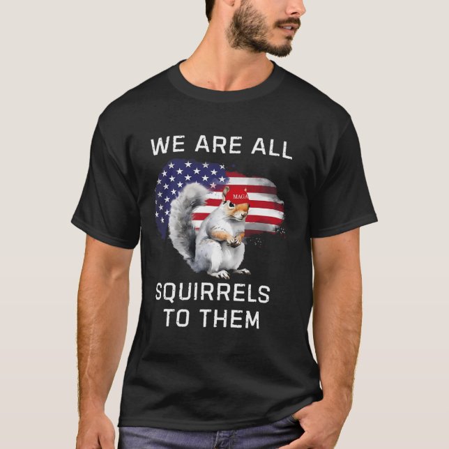 T-shirt Arachide L'Écureuil - Justice Pour Le Méga D'Arach (Devant)