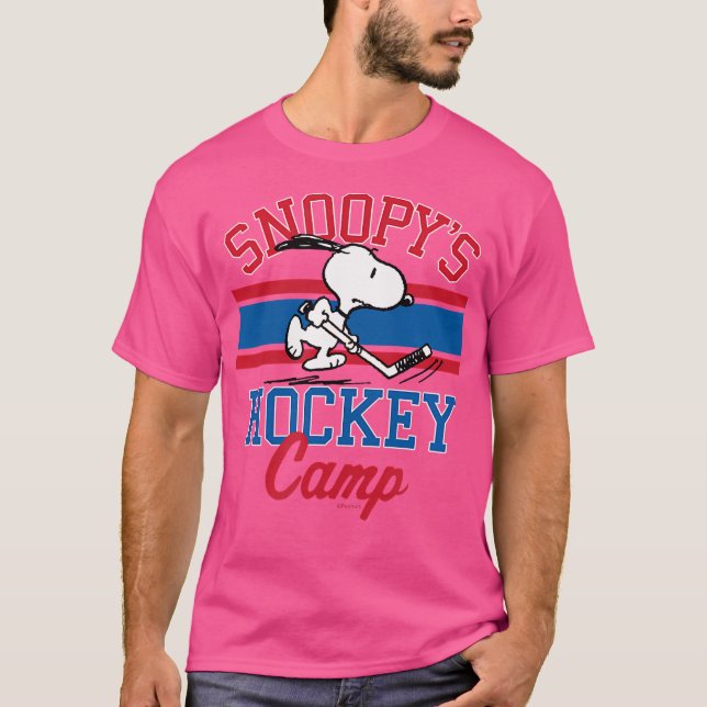 T-shirt Arachides - Camp De Hockey De Snoopy (Devant)