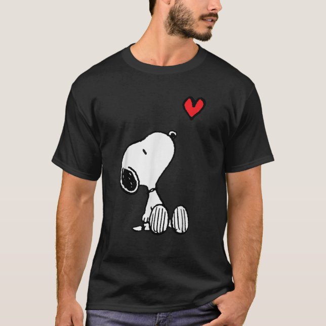 T-shirt Arachides Coeur assis Snoopy (Devant)