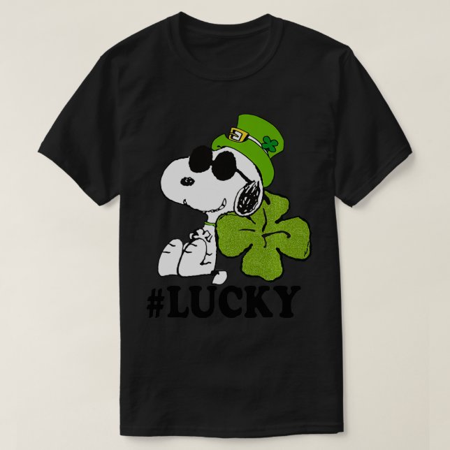 T-shirt Arachides St patrick Lucky Clover (Design devant)