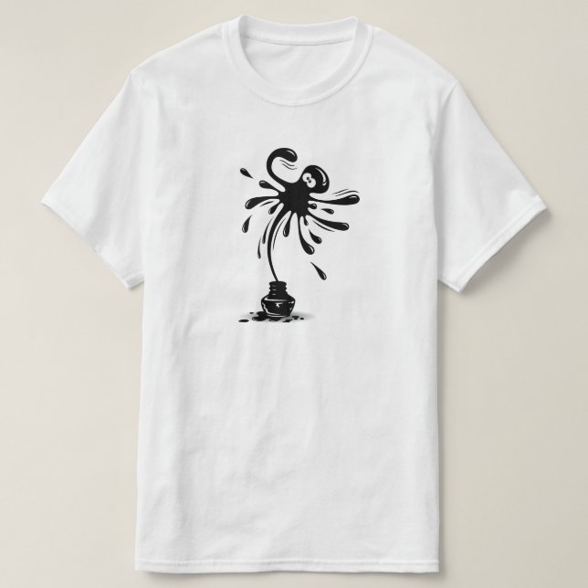 T-shirt araignée à encre (Design devant)