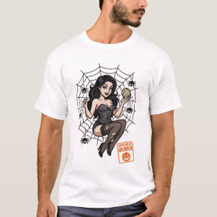 T-shirt Araignée à épingle - Halloween approuvée