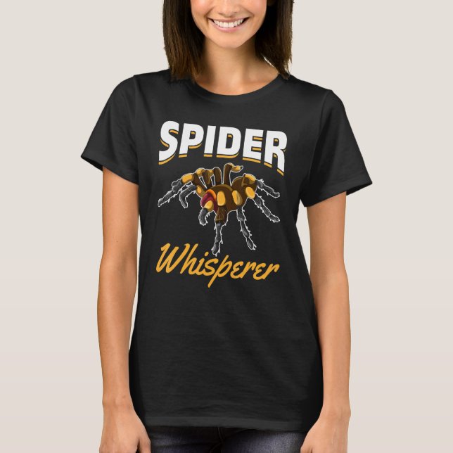 T-shirt Araignée animale Whisperer Arachnid Tarantula Spid (Devant)