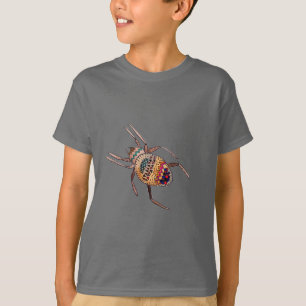 T-shirt Araignée colorée art arachnien