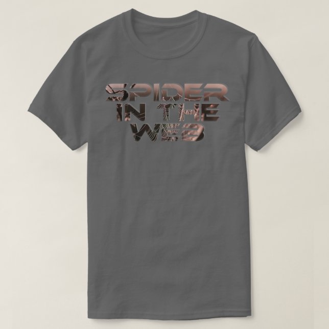 T-shirt Araignée dans le web (Design devant)