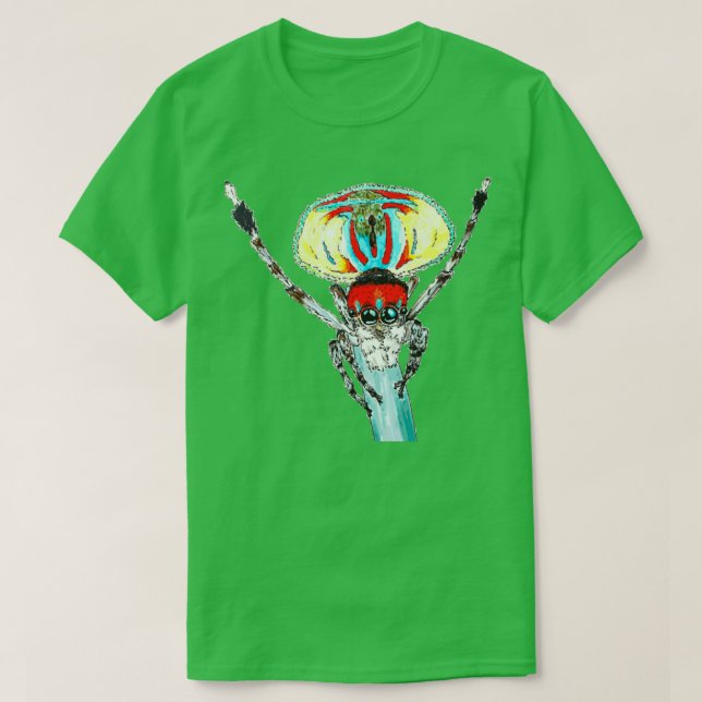 T-shirt Araignée de Pacifique Maratus volans (Design devant)