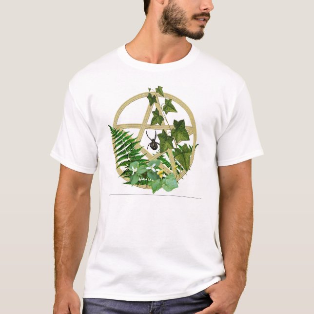 T-shirt Araignée de région boisée renfermée (Devant)