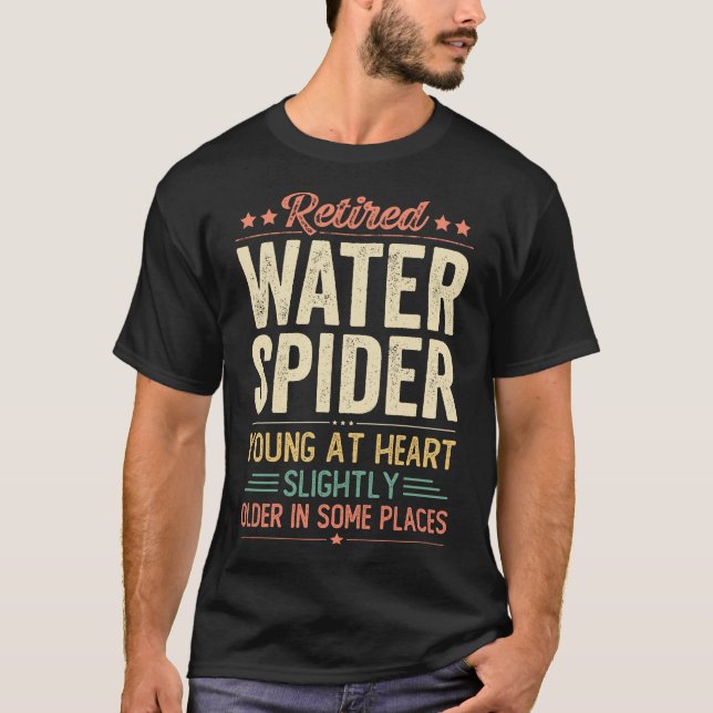 T-shirt Araignée d'eau à la retraite (Devant)