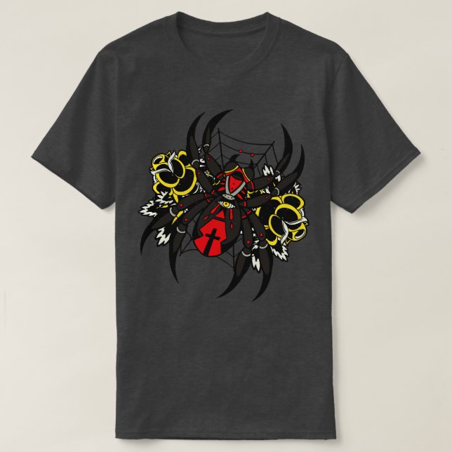 T-shirt Araignée déplaisante (Design devant)
