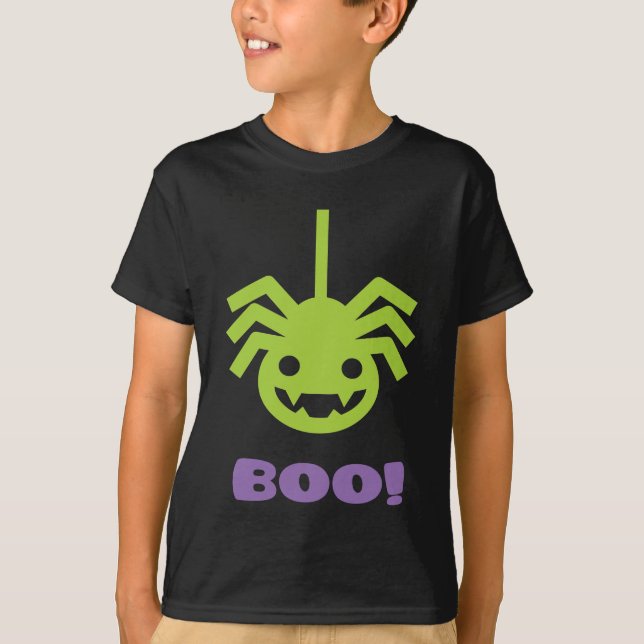 T-shirt Araignée d'Halloween (Devant)
