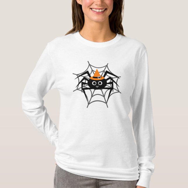 T-shirt Araignée d'Halloween en maillots et cadeaux Web (Devant)