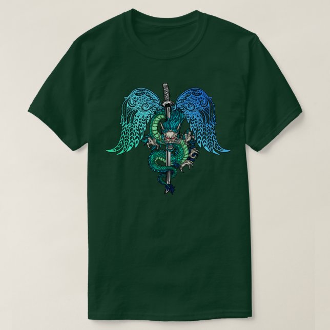 T-shirt Araignée Dragon Angel (Design devant)